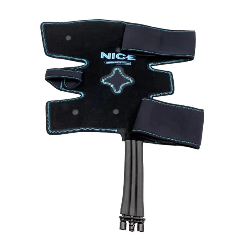 Articulated knee wrap